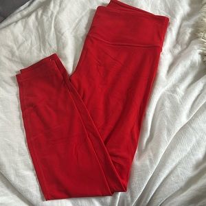 Athleta red elation legging 7/8